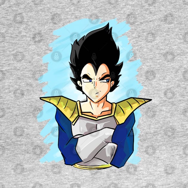 prince vegeta by inkpocket